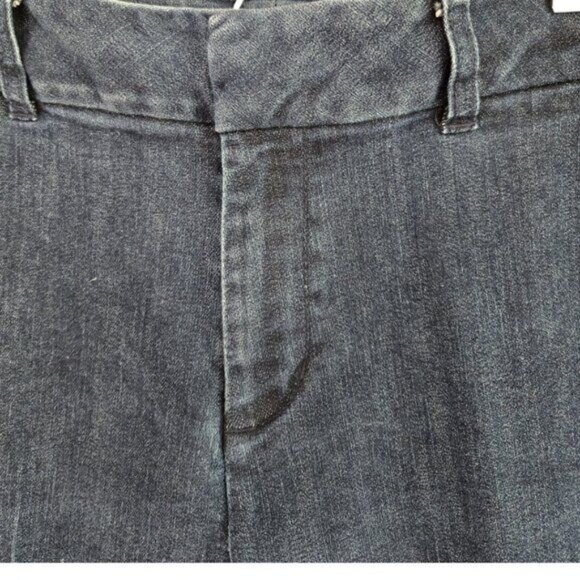 Coldwater Creek Size 12 Womens Dark Blue Denim Trouser Cut Jeans - Picture 3 of 5